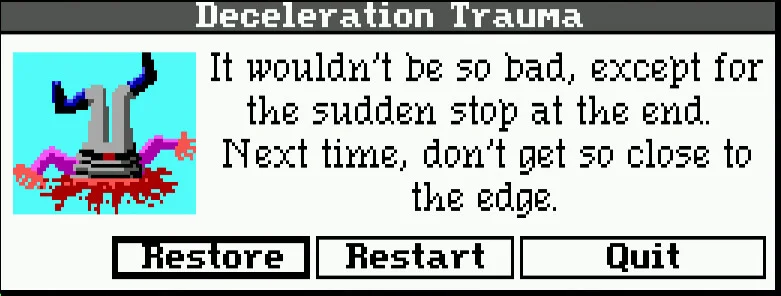 Death scene from Space Quest III